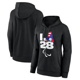 Team USA Women's LA 2028 Summer Paralympics Handover Pullover Hoodie - Black