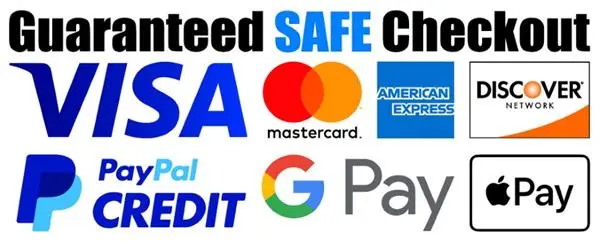 Safe Checkout with Apple Pay, Google Pay, PayPal, and Major Credit Cards