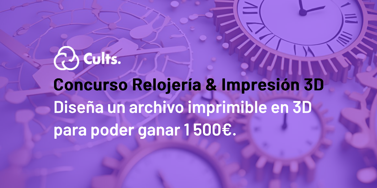 El desafío de modelado y impresión 3D sobre relojes y relojes de pulsera