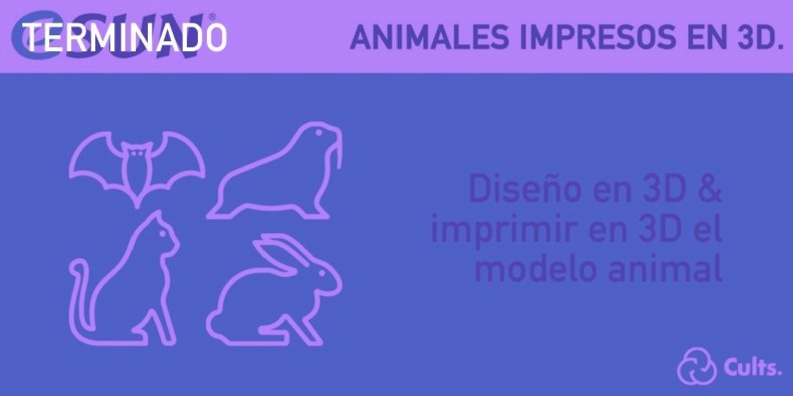 El reto del diseño e impresión en 3D sobre Animales