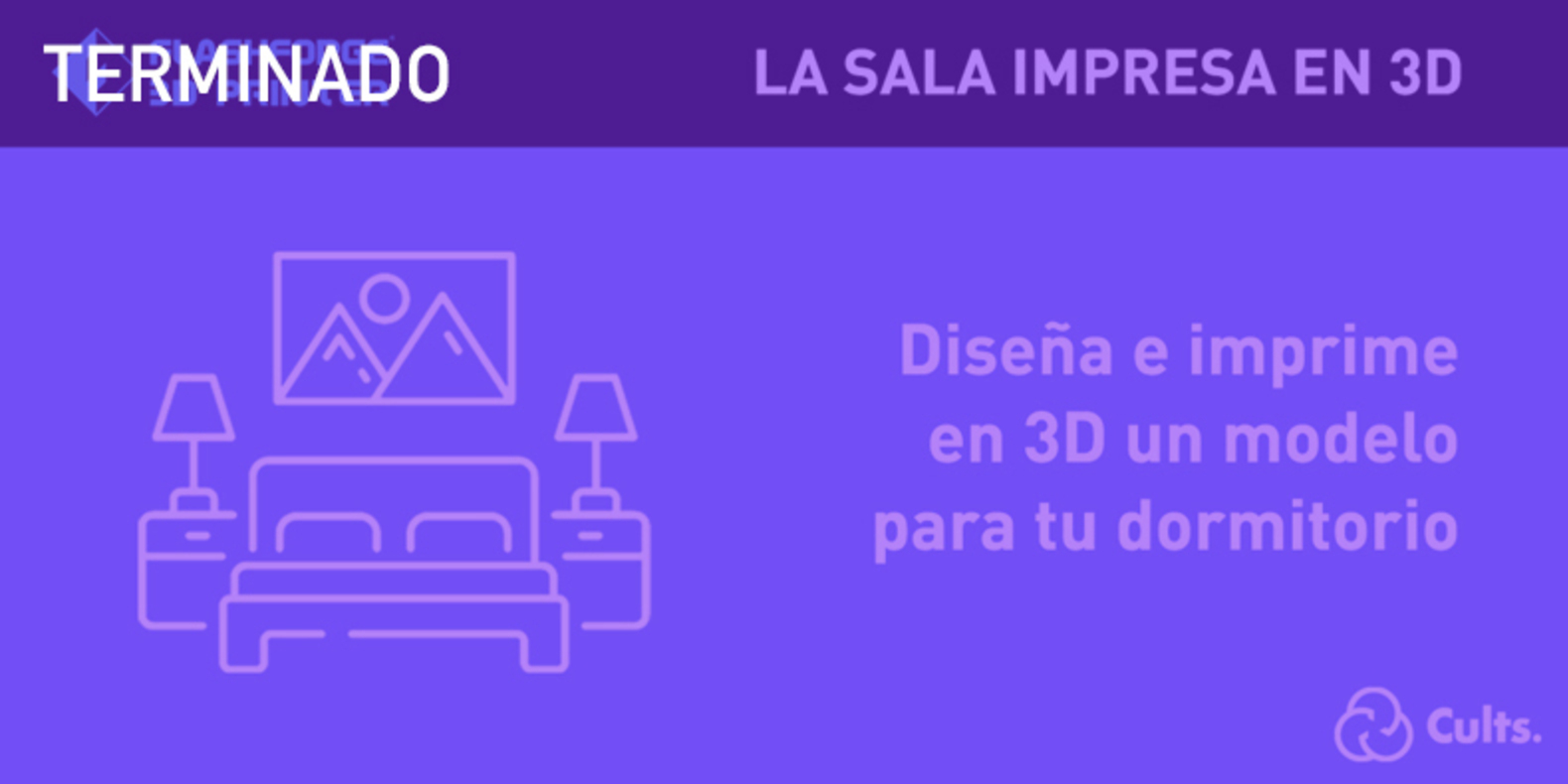 El desafío del diseño y la impresión en 3D alrededor de la habitación.