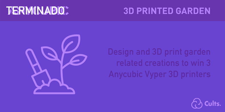 El reto del diseño y la impresión 3D en torno del jardín