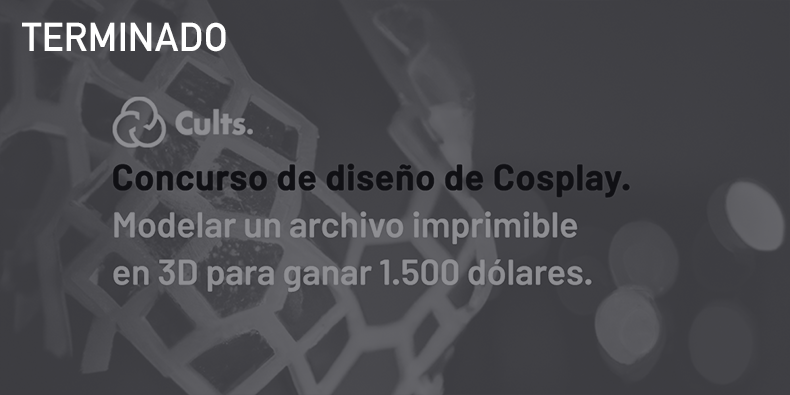 El reto del diseño y la impresión 3D sobre cosplay y disfraces.