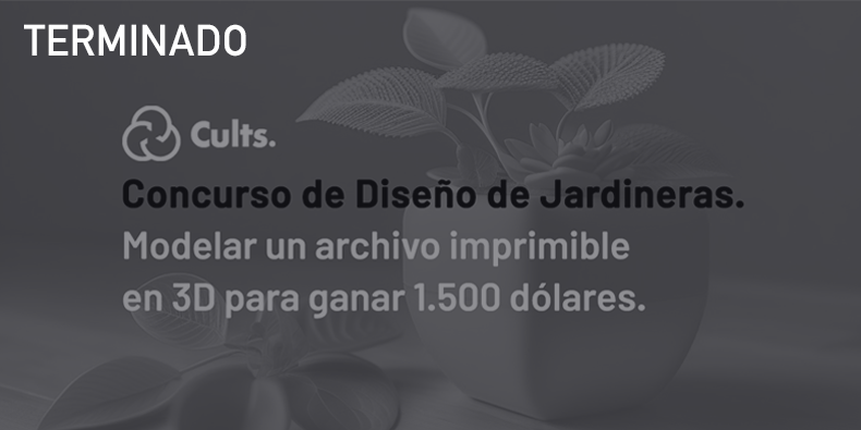 El reto del diseño y la impresión 3D para jardineras.