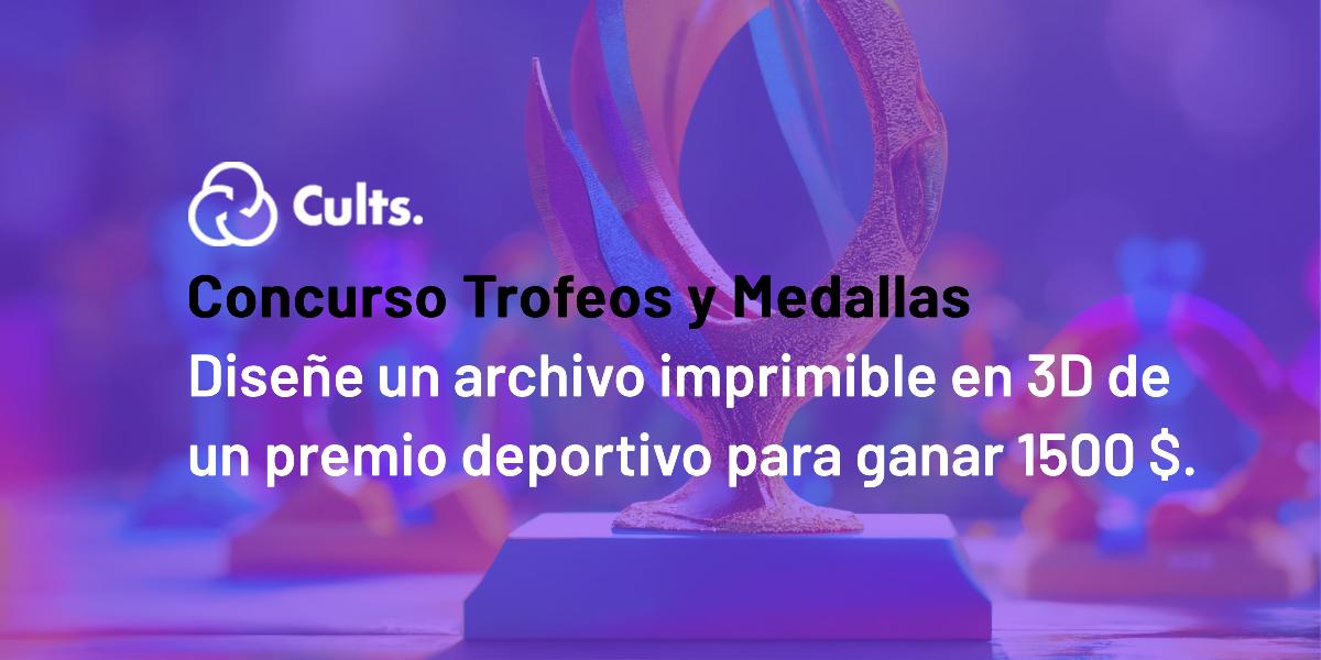 El reto del modelado 3D y la impresión 3D de premios deportivos como trofeos y medallas