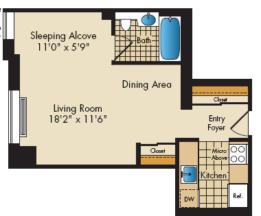 Apartment 005L floorplan