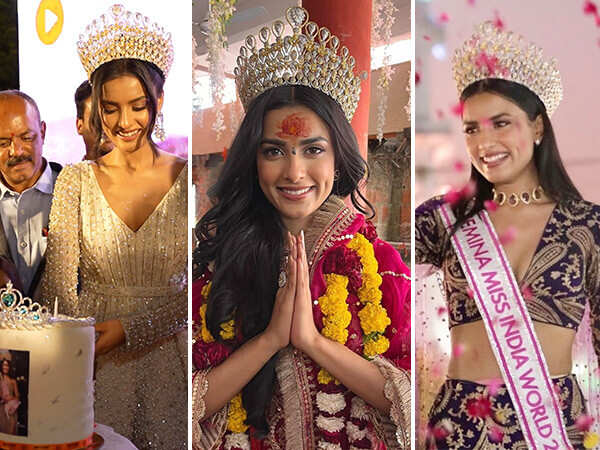 Nikita Porwal's Homecoming: Ujjain welcomes Femina Miss India World 2024