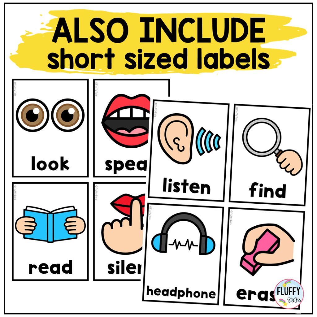 Visual Instruction Cards for Preschoolers and Kindergarten Kids