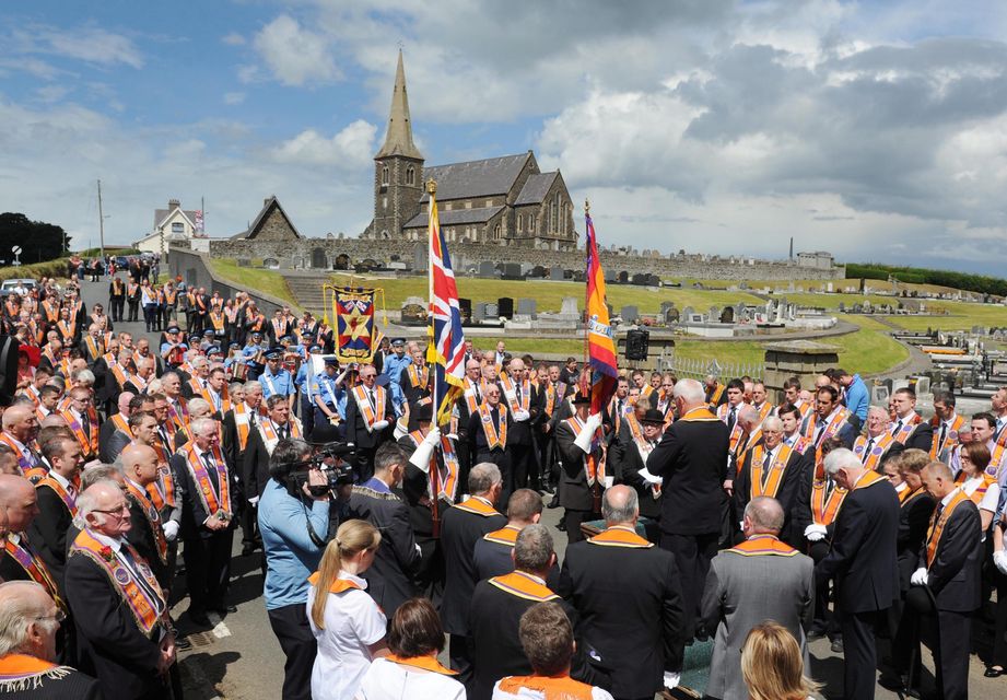 Garvaghy Road, Drumcree - 6th July 2014. Credit: Presseye Declan Roughan