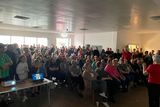 thumbnail: Clonduff Concerned Residents meeting on Thursday, July 25. (Photo: Moore Holmes)