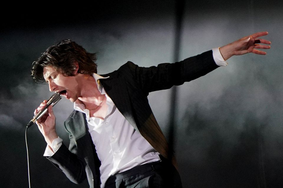 Arctic Monkeys performed at the London Olympics opening ceremony in 2012 (Yui Mok/PA)