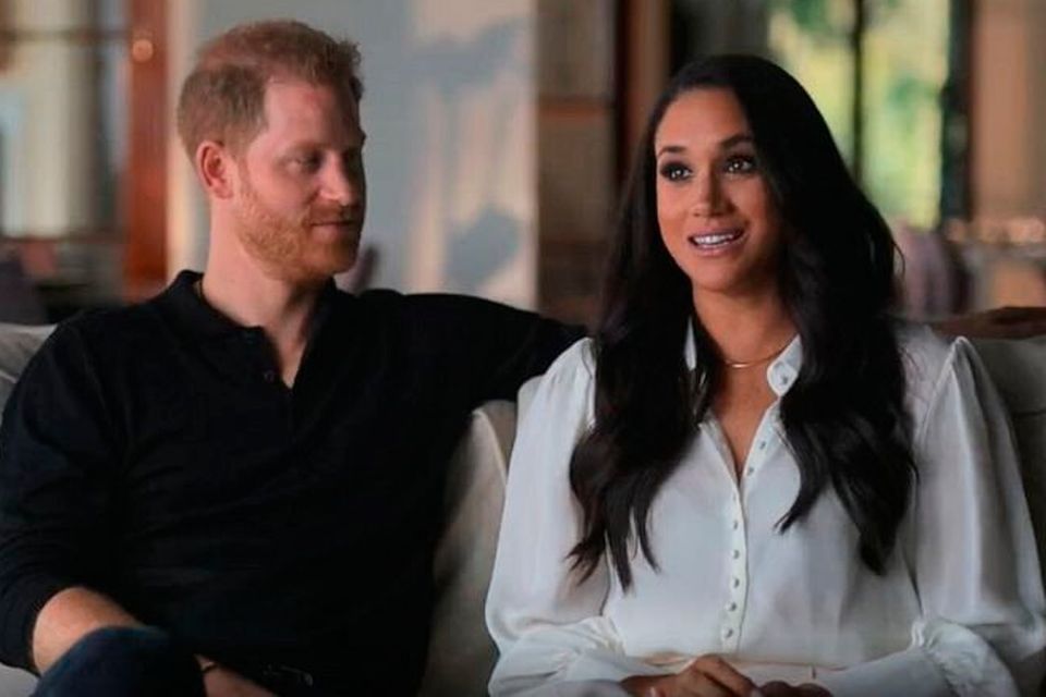 Harry and Meghan on their Netflix show