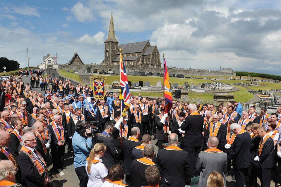 Garvaghy Road, Drumcree - 6th July 2014. Credit: Presseye Declan Roughan