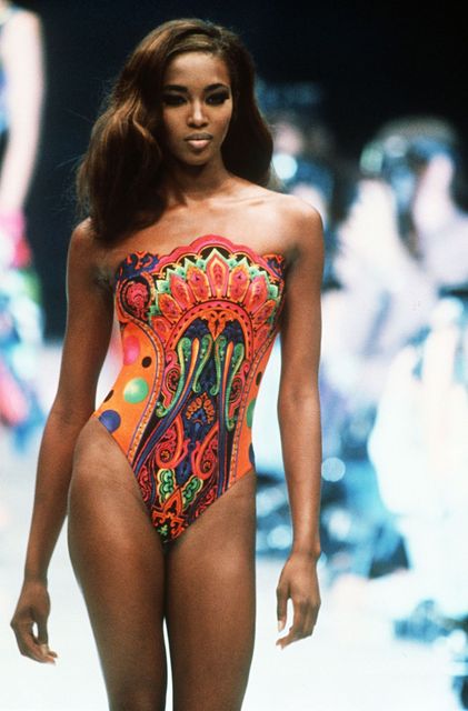 1987: The world begins to fall in love with Naomi Campbell.