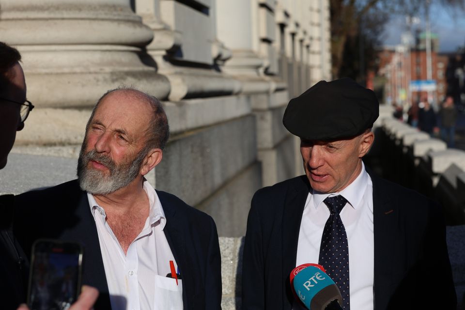 It's unclear if Independent TDs Danny Healy-Rae (left) and Michael Healy-Rae will be supporting the new government. Photo: Collins