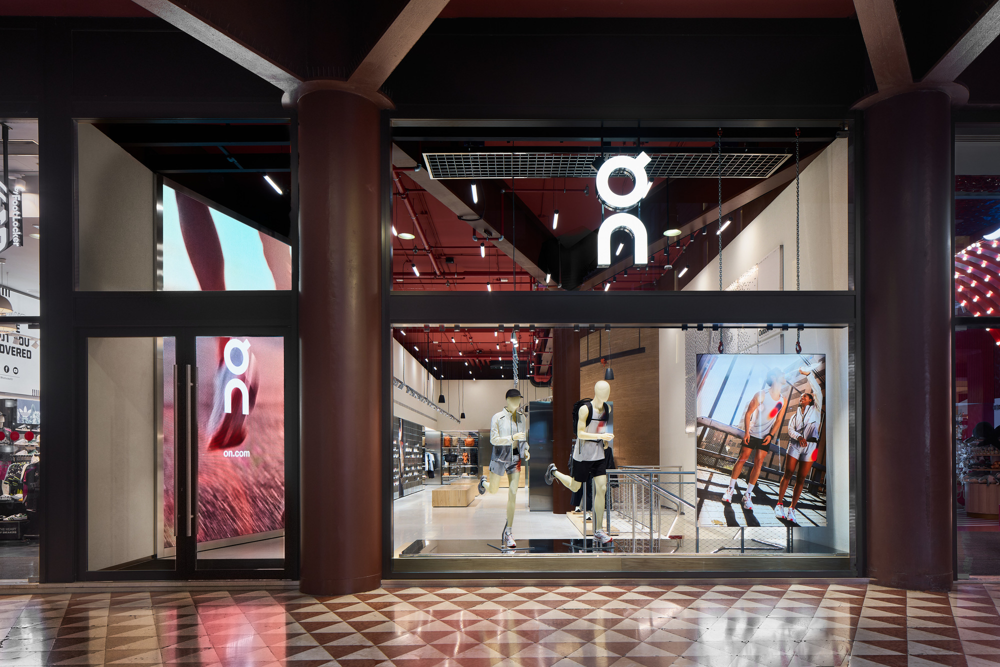 The On flagship store in Milan.