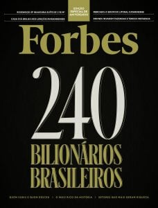 Capa da edição impressa da revista Forbes