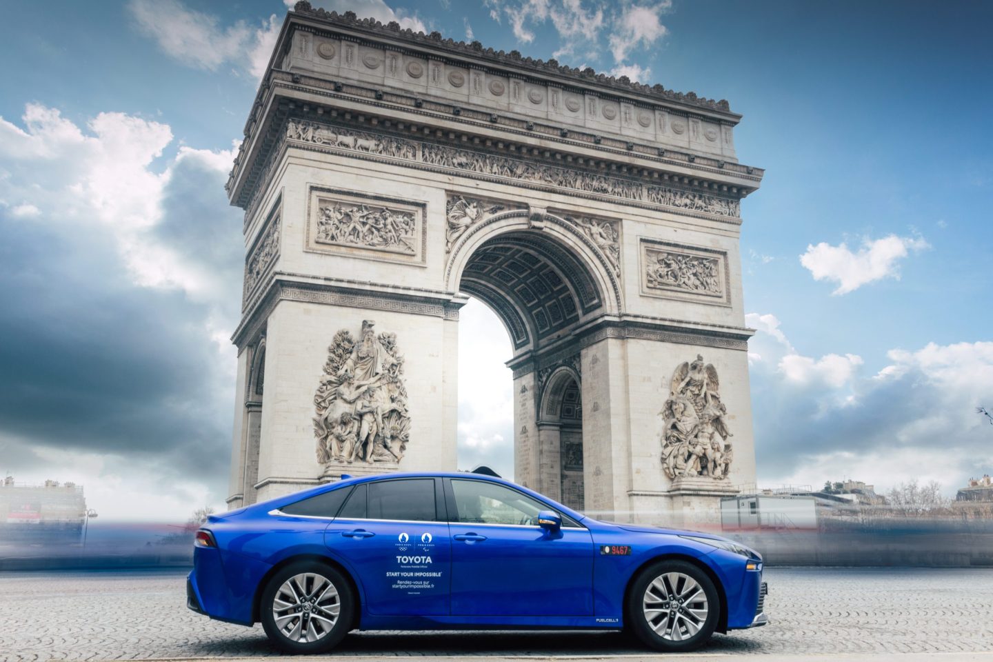 Using the Toyota Mirai is supposed to be part of how the Paris Olympics becomes the greenest ever, halving its emissions compared to previous games.