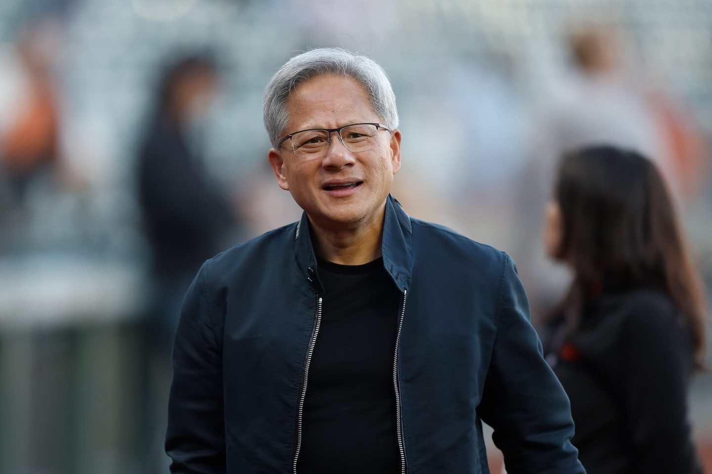 SAN FRANCISCO, CALIFORNIA &#8211; SEPTEMBER 03: Jensen Huang CEO of NVIDIA looks on before the game between the San Francisco Giants and the Arizona Diamondbacks at Oracle Park on September 03, 2024 in San Francisco, California. (Photo by Lachlan Cunningham/Getty Images)