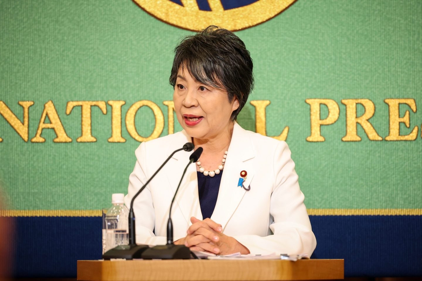 Foreign Minister Yoko Kamikawa, a candidate for Japan’s ruling Liberal Democratic Party