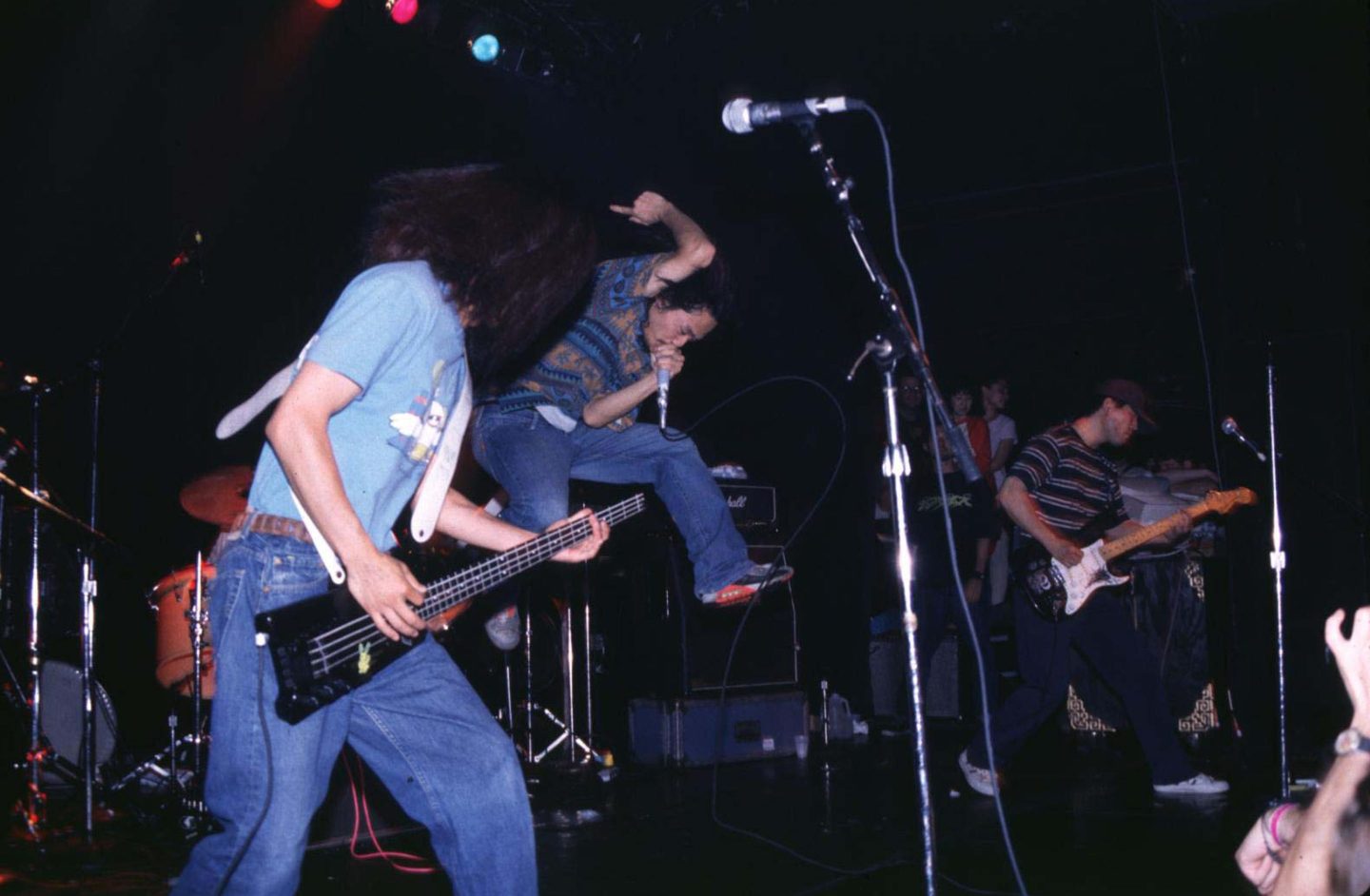 The Boredoms perform at Club USA in New York during the MacIntosh Music Festival  1995, which was sponsored by  Apple Music Group.