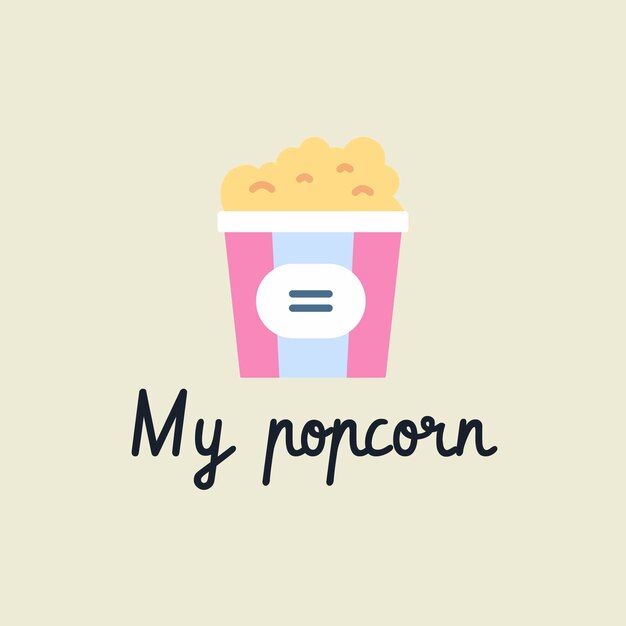 Modèles pour logos de popcorn