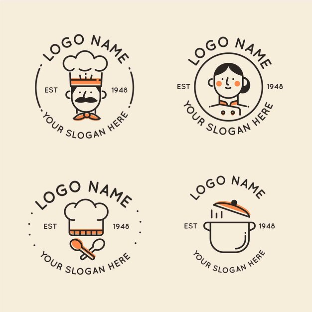 Modèles pour logos de chef