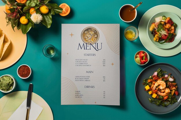 Modèles de menus