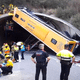 Catalogne -un car bloque l'entrée d'un tunnel de l'autouroute C32, entre Barcelone et Tordera - 16 juillet 2024.