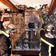 Les pompiers interviennent sur un feu de cheminée à Sexey-aux-Forges (Meurthe-et-Moselle), début 2017.