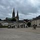 La cathédrale de Chartres vue depuis la place Châtelet