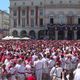 Moment fort d'hommage à Patrick Laniès, décédé l'an dernier après avoir été rouée de coups pendant les Fêtes de Bayonne.