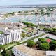 Port-Camargue, quartier de la commune du Grau-du-Roi dans le Gard, est un lieu emblématique du développement du tourisme de masse au bord de la mer Méditerranée.