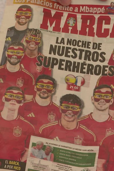 La Une d'une journal espagnol.