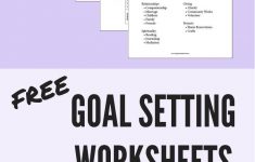 Free Goal Setting Worksheets For A Successful Year Any Time | Home – Free Printable Home Organization Worksheets