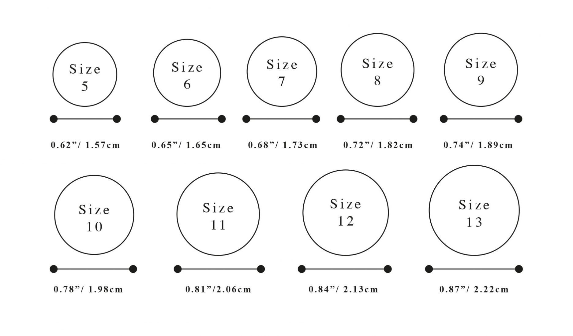 Printable Uk Ring Size Chart - Printable Word Searches