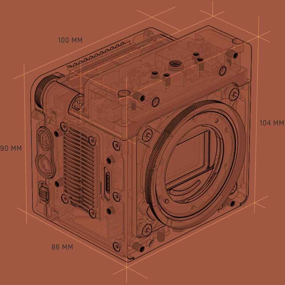 Freefly Ember Camera dimensions