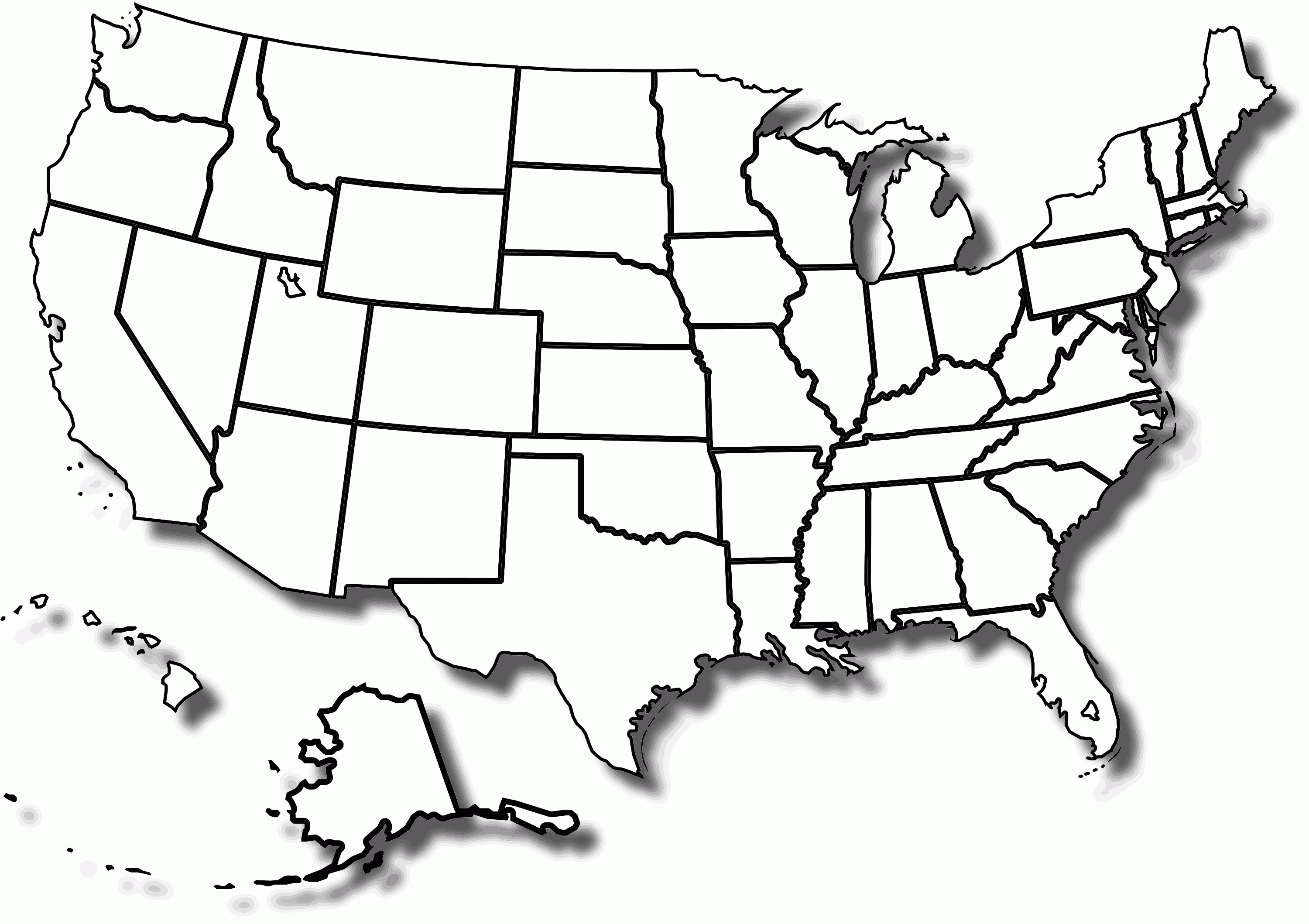 1094 Views | Social Studies K-3 | State Map, United States Map, Us Map - Free Printable Labeled Map Of The United States