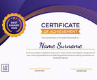 Certificate Template for Seminary Event