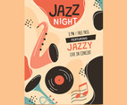 Jazz Night Music Festival Poster