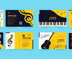 Musician Business Card Template Set