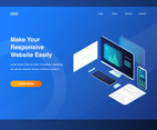 User Interface Builder Tools Isometric