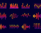 Sound Wave Icon Set