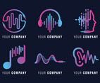 Sound Wave Logo Set