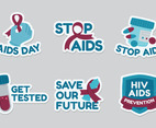 AIDS Day Sticker Collection