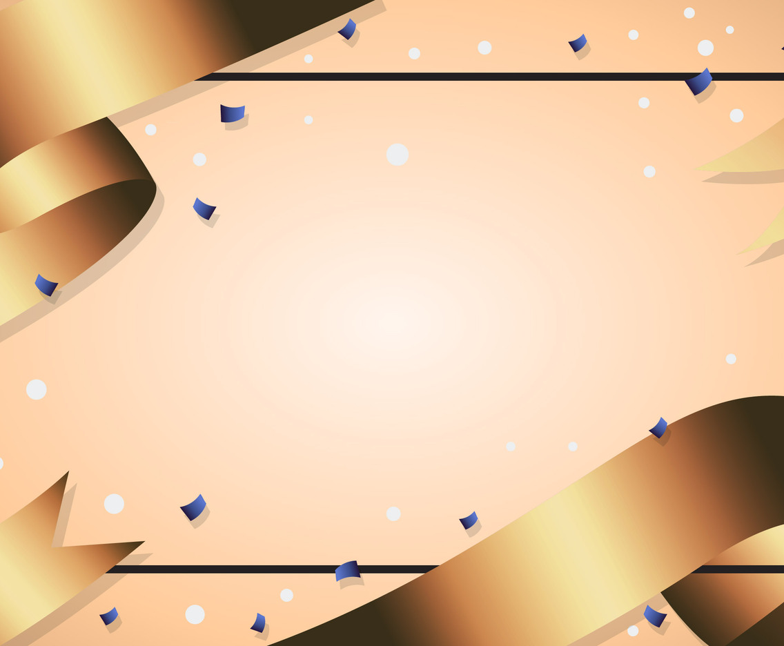 Luxury Gold Ribbons background