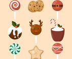 Christmas Food Icon Collection