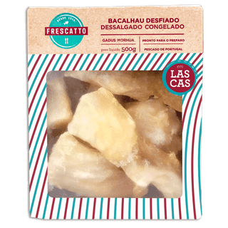 Bacalhau em Lascas Gadus Morhua 500g