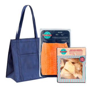 Kit Celebrações Essencial: Salmão + Bacalhau