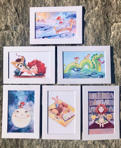 Frieda B. Matted Prints